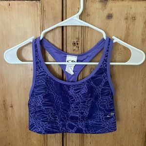Purple Reversible Champion Sports Bra